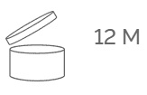 Przydatność po otwarciu - 12 miesięcy